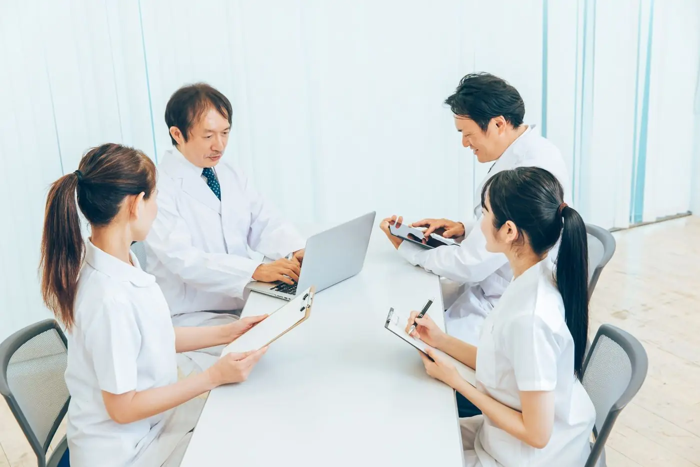 院内の打合せ